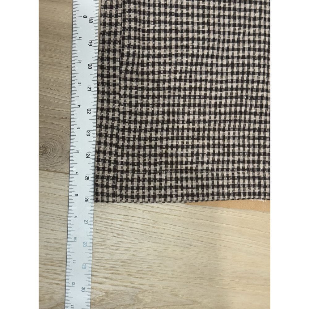 Reformation Overland Linen Jumpsuit In Tartine Check (Brown/Tan Checkered) Sz. 2 - Picture 10 of 15